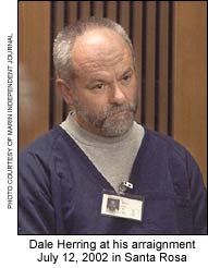 Dale Herring at his arraignment